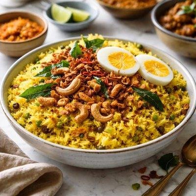 Authentic Sri Lankan Yellow Rice